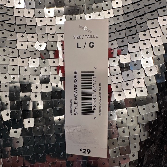 JOE FRESH SEQUIN TOP - Picture 5 of 5